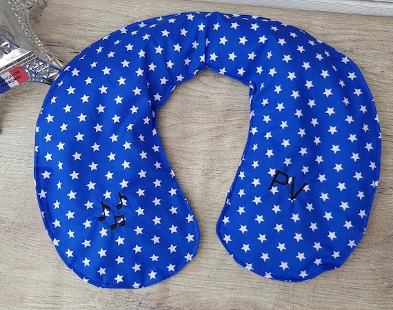 Handmade dry hot water bottle (microwaveable) - personalized embroidery & gentle soothing - Neck warmer