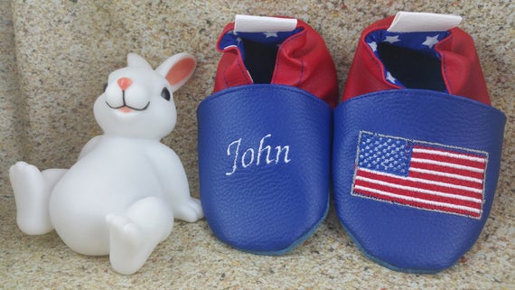 American soft leatherette slippers