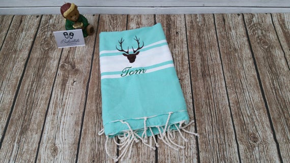 Fouta embroidered, Fouta, beach towel, personalized Fouta, embroidered beach towel, personalized