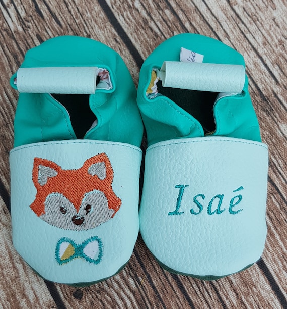 fox soft leatherette slippers