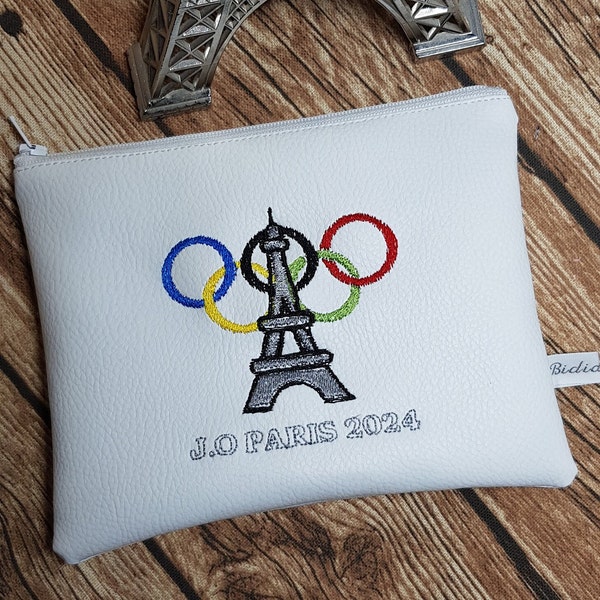 Pochette Jeux Olympiques 2024, tour eiffel, quantité limitée