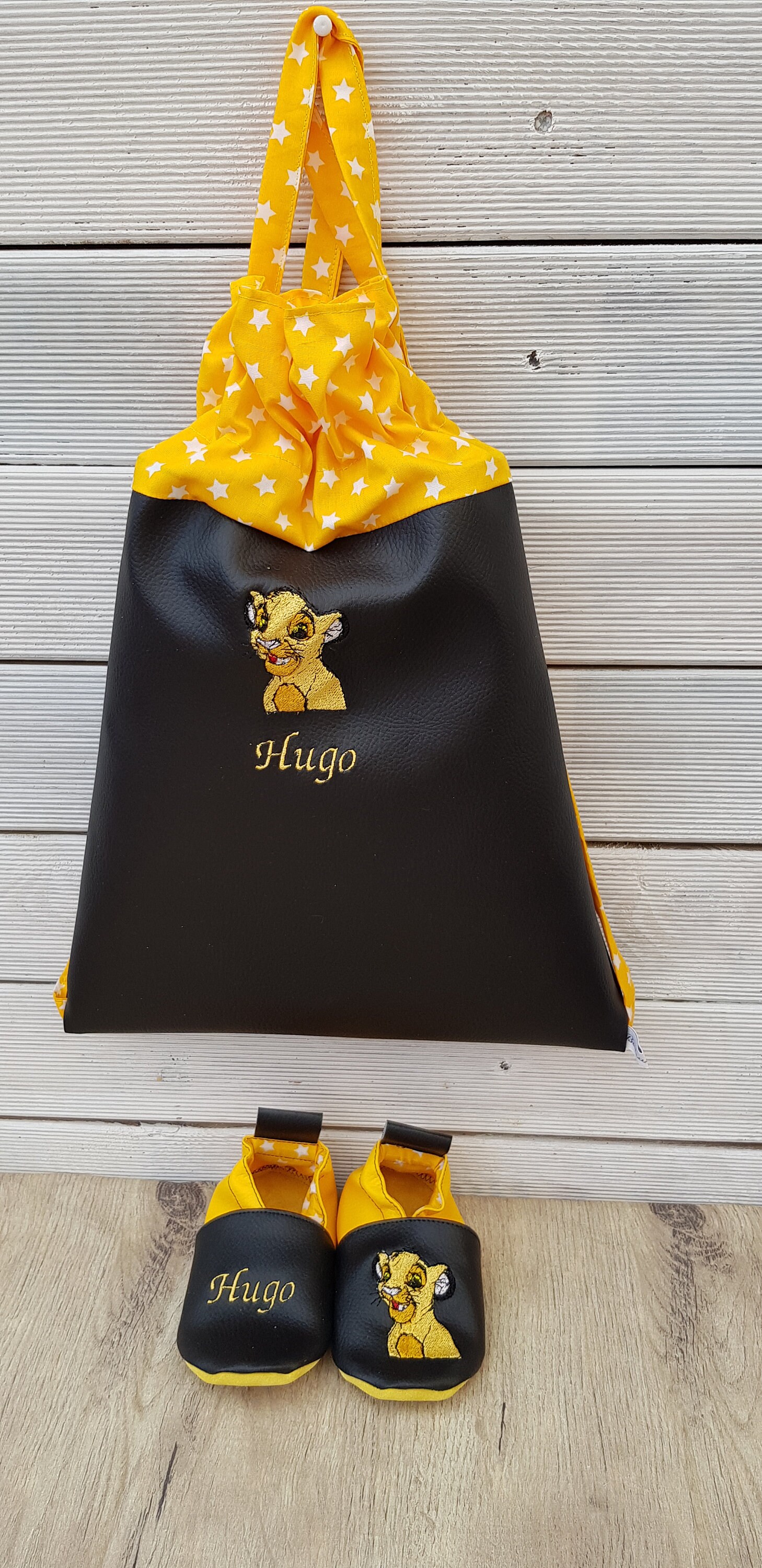 Sac à dos personnalisable enfant en coton modèle GROOVY| HEY MAMA