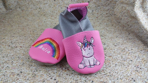 Unicorn soft slippers