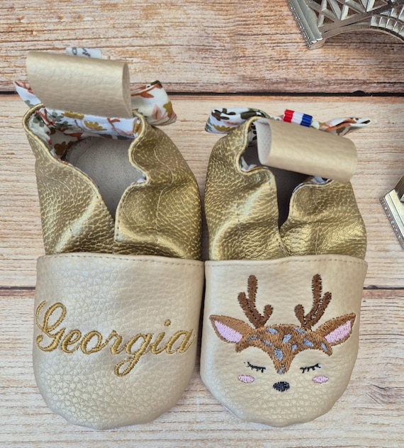 Personalized Soft Slippers, Baby, Child – Comfort and Elegance on Your Feet! -- Rennes