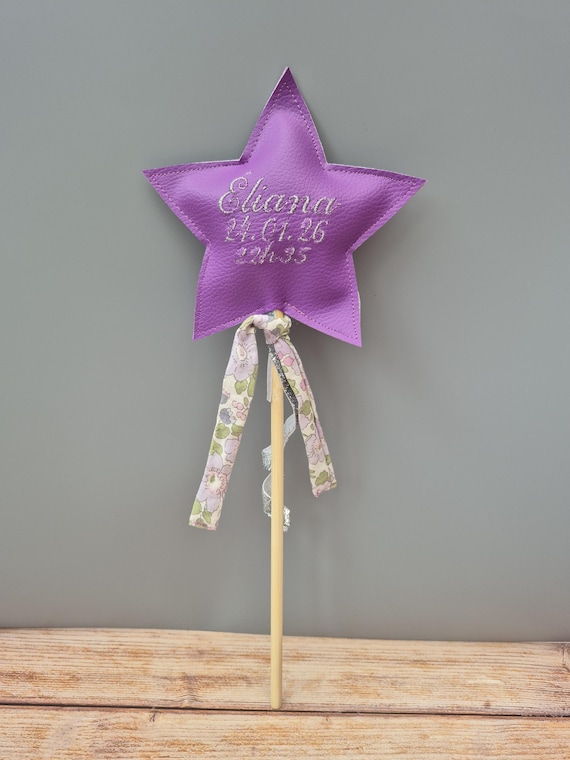 Personalized Star Wand – Baby Name Gift & Nursery Decor