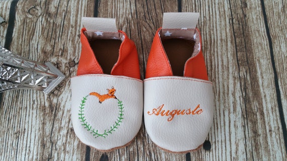 fox soft leatherette slippers