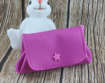 Leather-like wallet, woman's wallet, wallet, Christmas gift, custom wallet