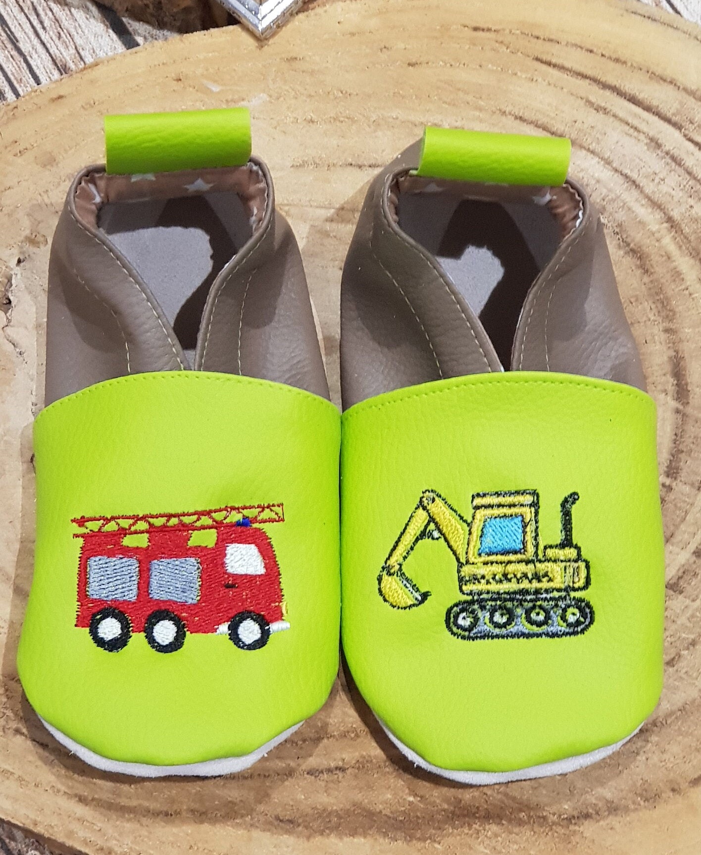 Pedagogie logboek Uitgaan Zachte leren pantoffels babyslippers kinderslippers - Etsy Nederland