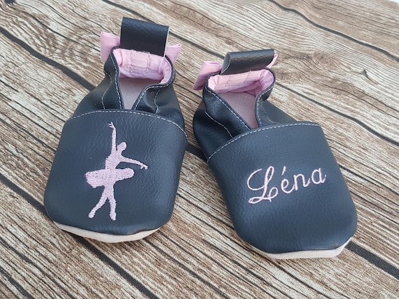 Personalized Soft Slippers, Baby, Child - Comfort and Elegance on Your Feet! -- Dancer
