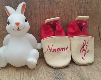 Music soft slippers