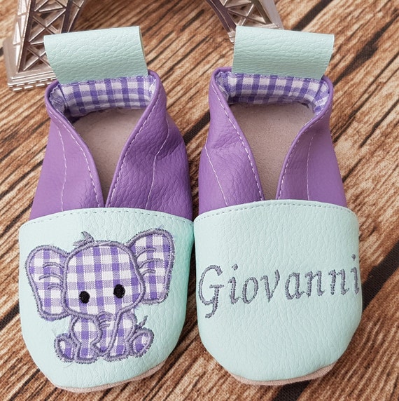 Elephant slippers, soft slippers, leather slippers