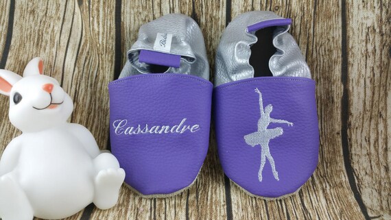 Soft leather slippers, imitation leather, baby slipper, boy slipper, girl slipper, child slipper, personalized slipper, dancer