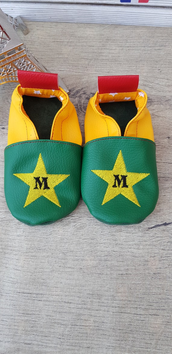 stars slippers, leather slippers