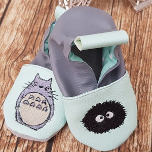 leather soft slippers
