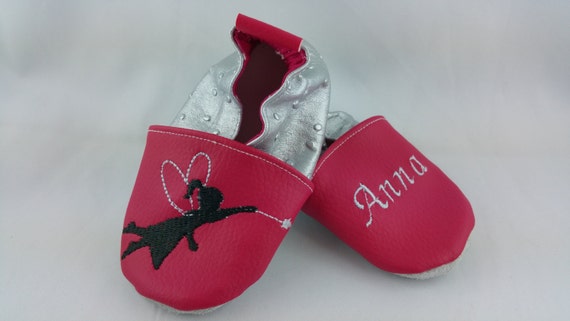 Soft leather slippers, imitation leather, baby slipper, boy slipper, girl slipper, child slipper, personalized slipper, flying fairy