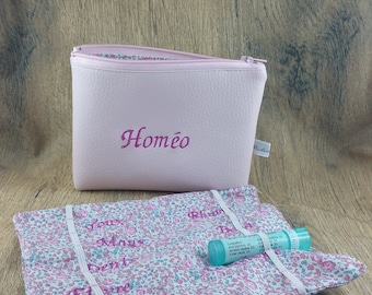 Kit da viaggio omeopatico, astuccio omeopatico, anti-onda, compatto, da viaggio, personalizzabile