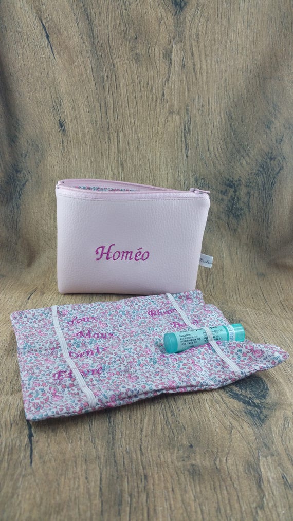 Homeopathic travel kit, homeopathy, anti-ondes compact pouch, travel, to customize