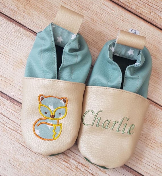 soft slippers fox, leatherette soft slippers, leather soft slippers