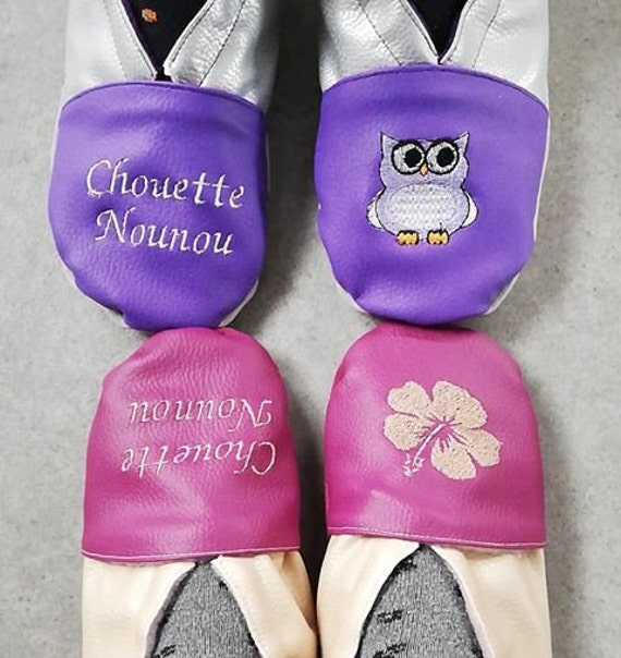 Soft leather slippers, imitation leather, adult slippers, granny's day, mother's day, to personalize