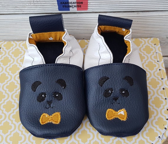 soft slippers, leather soft slippers, , slippers panda