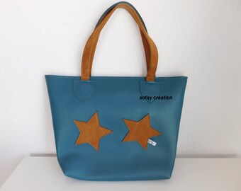 sac cabas bleu