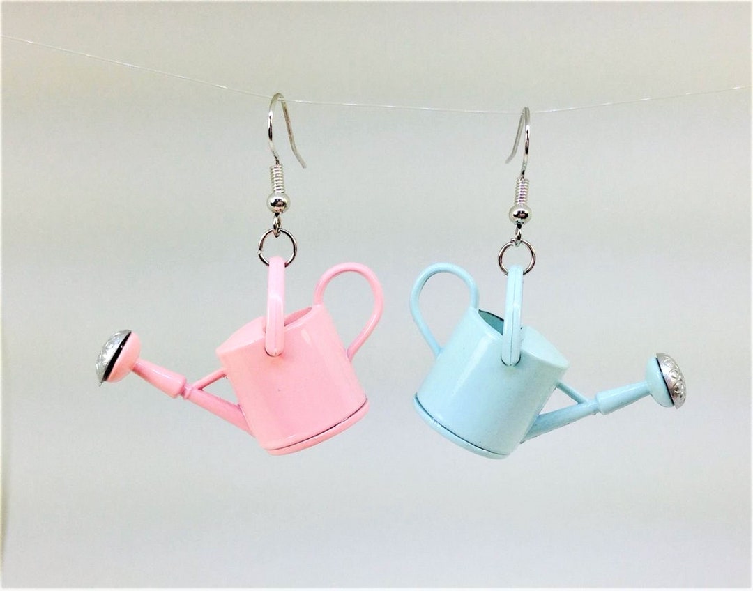 3D Watering Can Earrings Gardening Earrings Gardener Gift Etsy