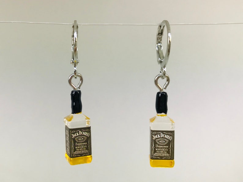 Vodka Earrings Liquor Novelty Earrings Funky Earring Quirky Etsy