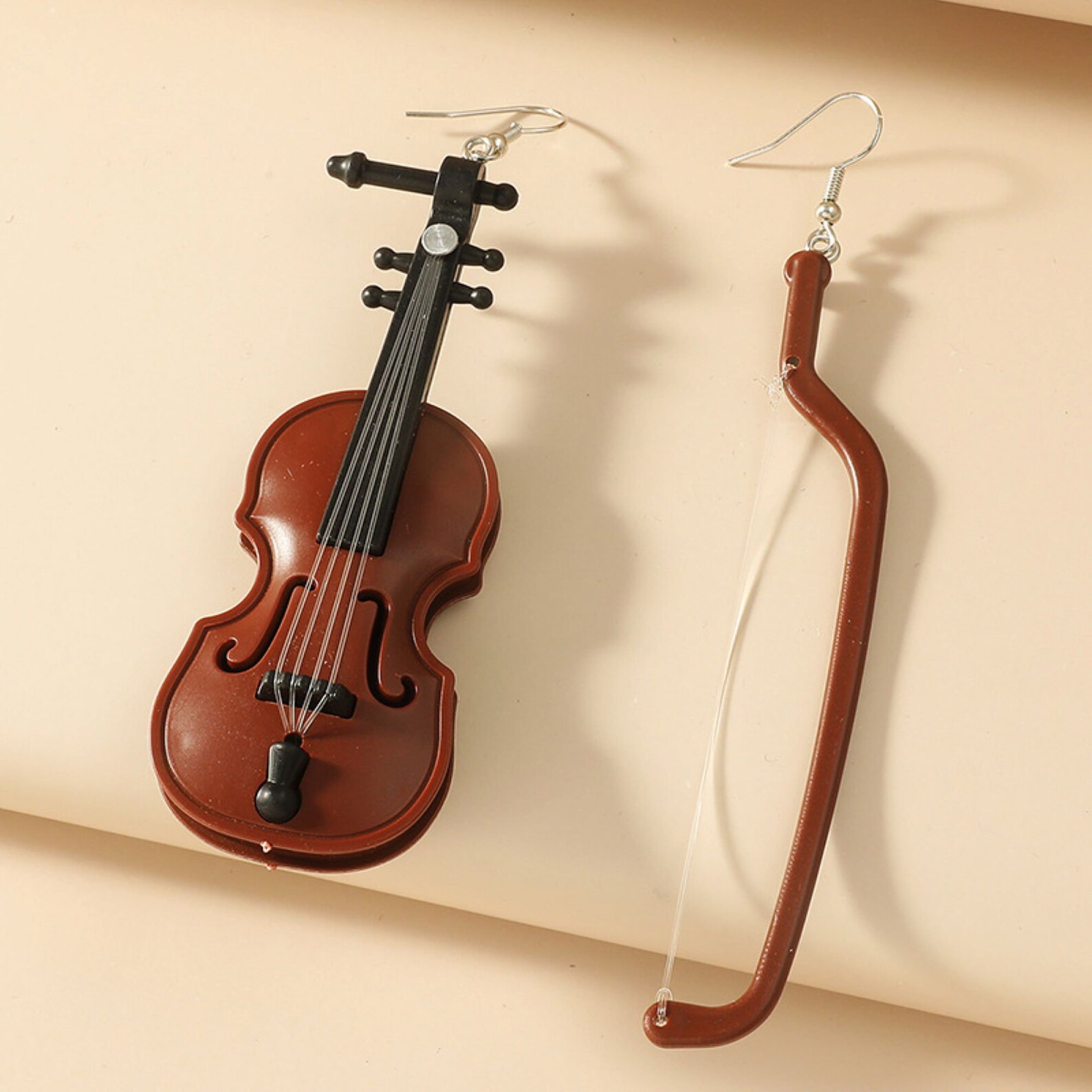 Violin Earrings Musical Earrings Violin Player Earrings Etsy