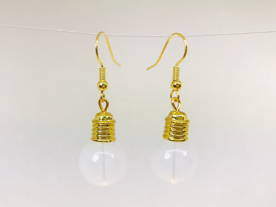 Light Bulbs Novelty Earrings Funky Light bulb Earring Fun Etsy