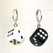 3D Dice Earrings, Dice Earrings, Dice Gifts, Casino Jewelry, Game, Rave Earrings, EDM fashion, music festival, kandicore, 90s accessories 