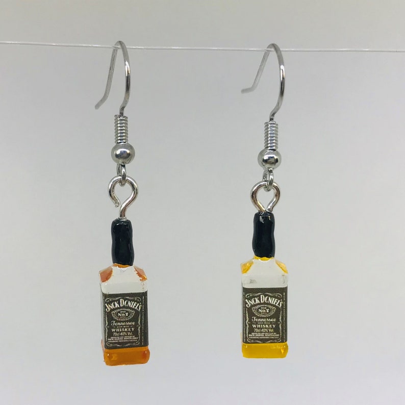 Vodka Earrings Liquor Novelty Earrings Funky Earring Quirky Etsy