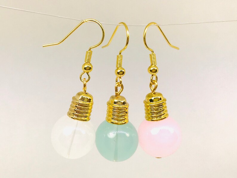 Light Bulbs Novelty Earrings Funky Light bulb Earring Fun Etsy