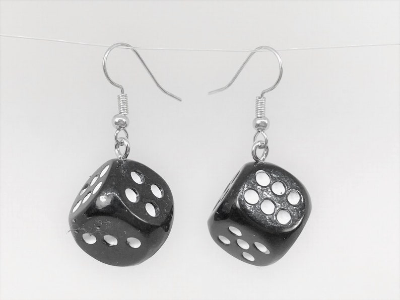 3D Dice Earrings Dice Earrings Dice Gifts Casino Jewelry Etsy