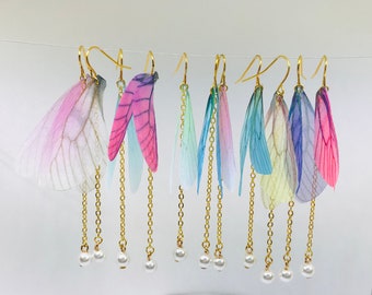 Fairy Wing Earrings - Etsy