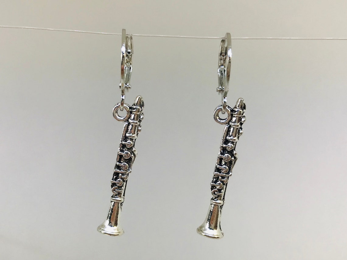 Earrings Charm Musical Instrument Etsy