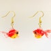 Goldfish Earring, Fish Earrings, Koi Fish, EDM fashion, music festival, kandicore, 90s accessories, Rave Earrings + FREE GIFT Box 