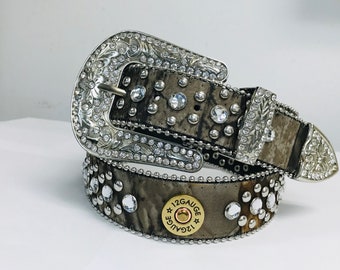 Landbrug kaffe smart Western Rhinestone Cowgirl 12 Gauge Shotgun Shell Belt Bling - Etsy