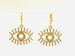 Evil Eye Earrings, Mystic Eye Earrings, All-Seeing Eye, Third Eye, Abstract Artsy Eye, Novelty Earrings, Evil Eye Charm 