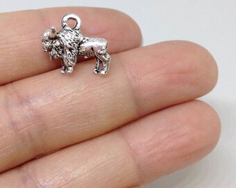 Details about STERLING BRACELET CHARM A BUFFALO OR BISON Details about STERLING BRACELET CHARM A BUFFALO OR BISON