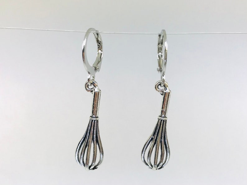 Whisk Earrings Novelty Earring Chef Gifts Baker Jewelry Etsy