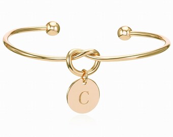 Hicarer 6 Bracciali Annodati In Oro Per Damigelle Con Cartoncini Romantici – Regalo Matrimonio