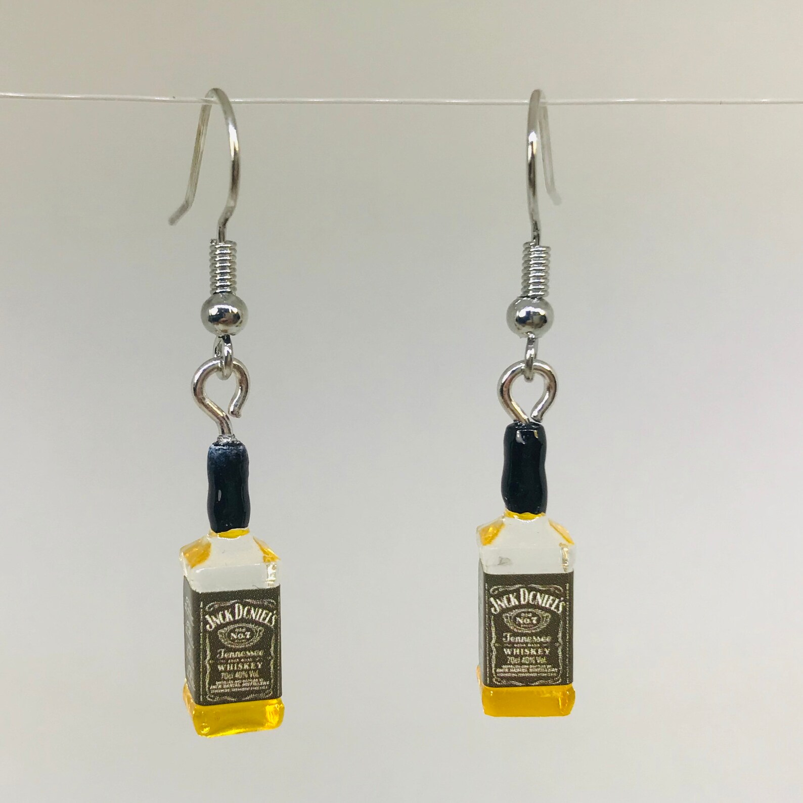 Whisky Jewelry Vodka Earrings Liquor Novelty Earrings Funky Etsy