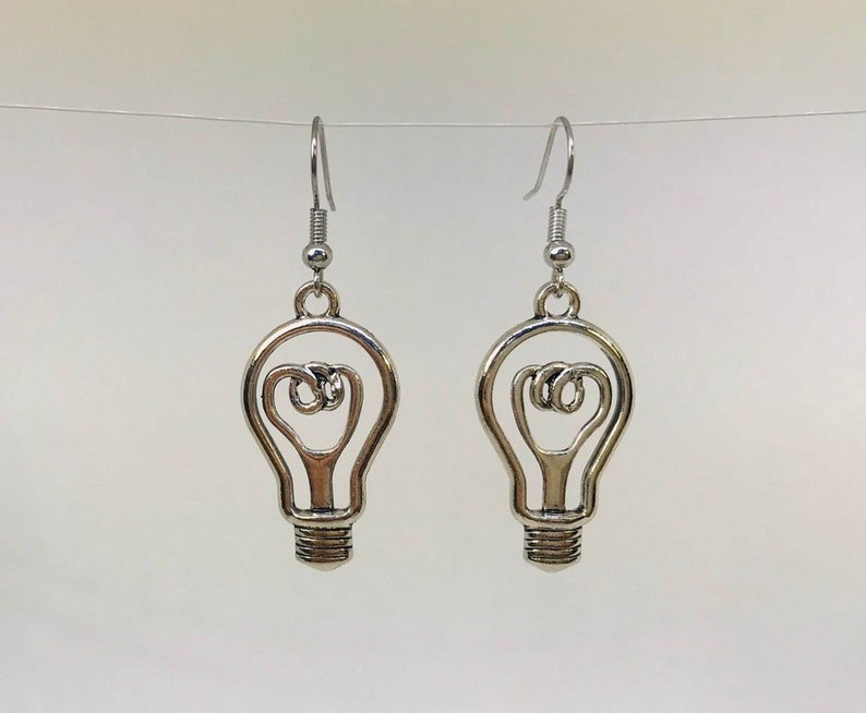 Light Bulbs Novelty Earrings Funky Light bulb Earring Fun Etsy
