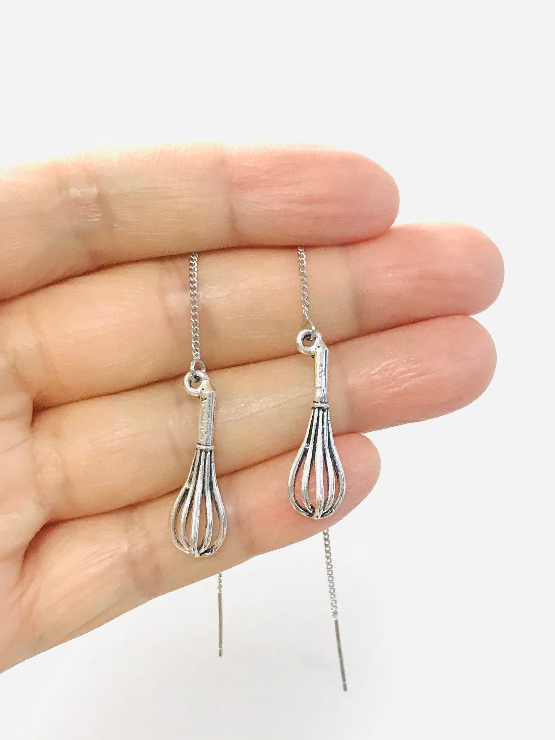 Whisk Earrings Novelty Earring Chef Gifts Baker Jewelry Etsy