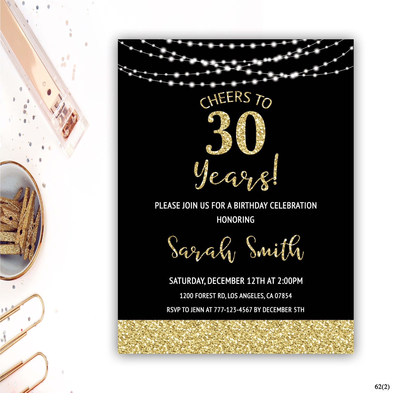 Free Adult 30th Birthday Invitations Printable
