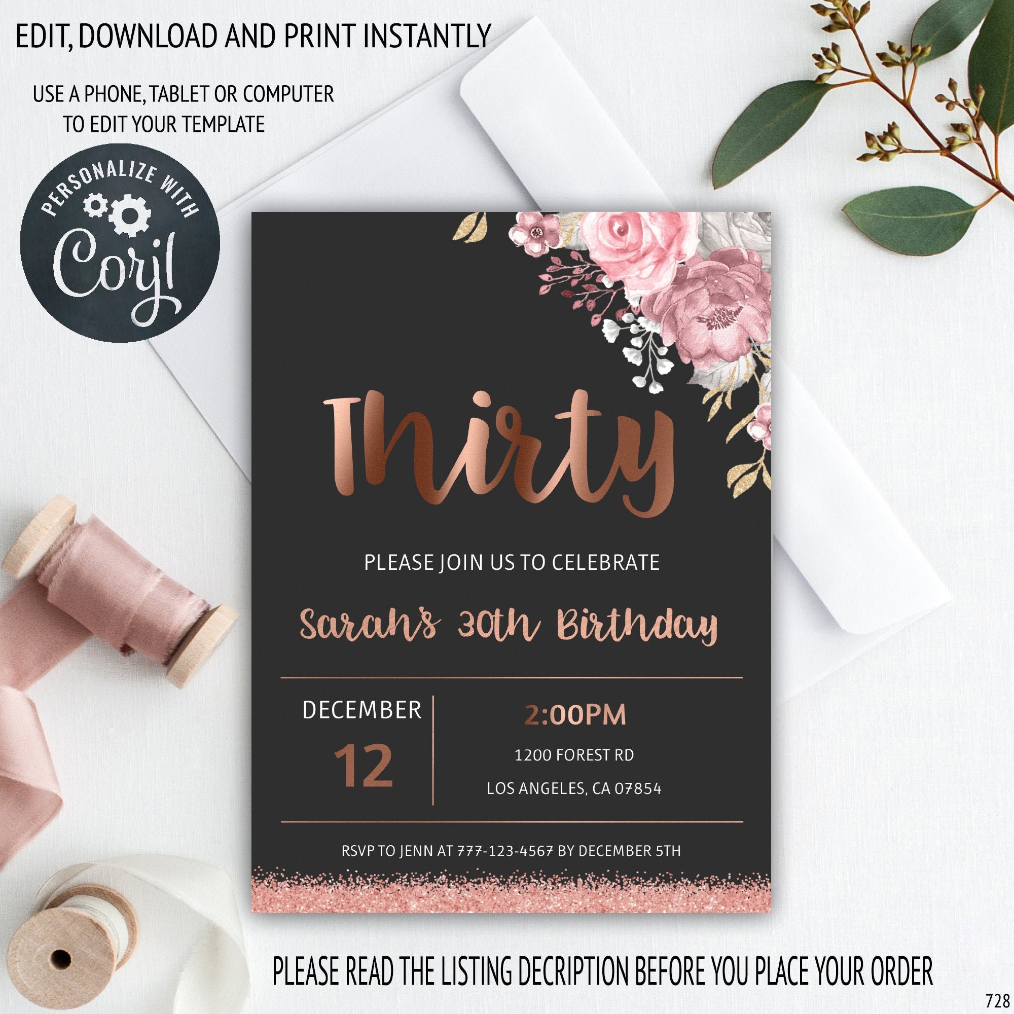 30th Birthday Party Invitations Ubicaciondepersonas cdmx gob mx