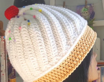 Cappello cupcake alla vaniglia