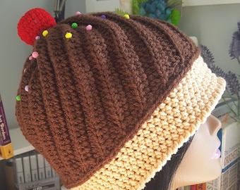 Cappello di cupcake al cioccolato