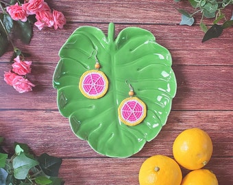 Grapefruit Earrings