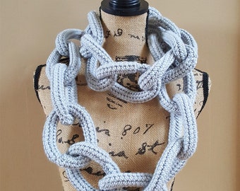 Silver Chain Scarf